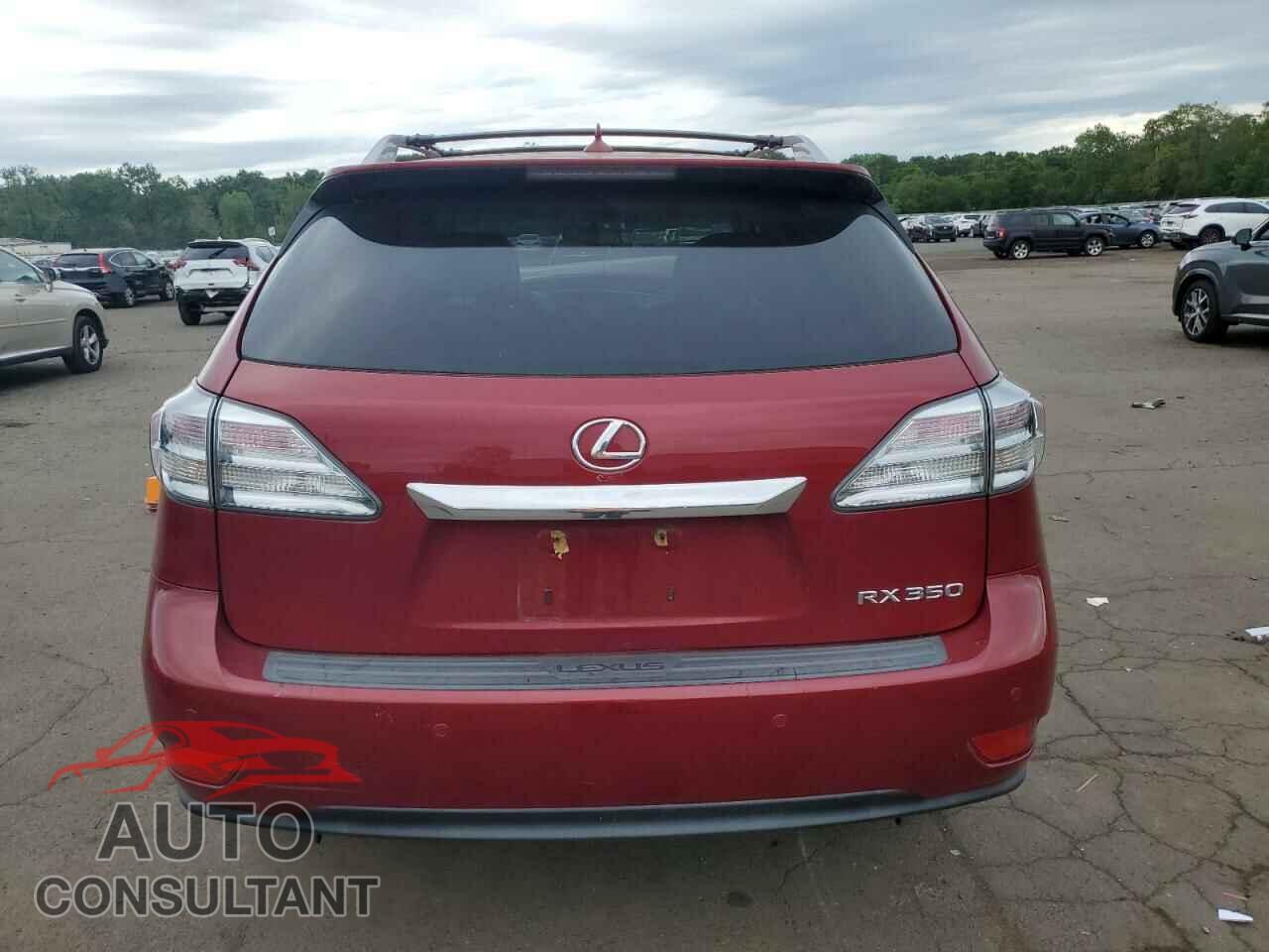 LEXUS RX350 2012 - 2T2BK1BA4CC134787