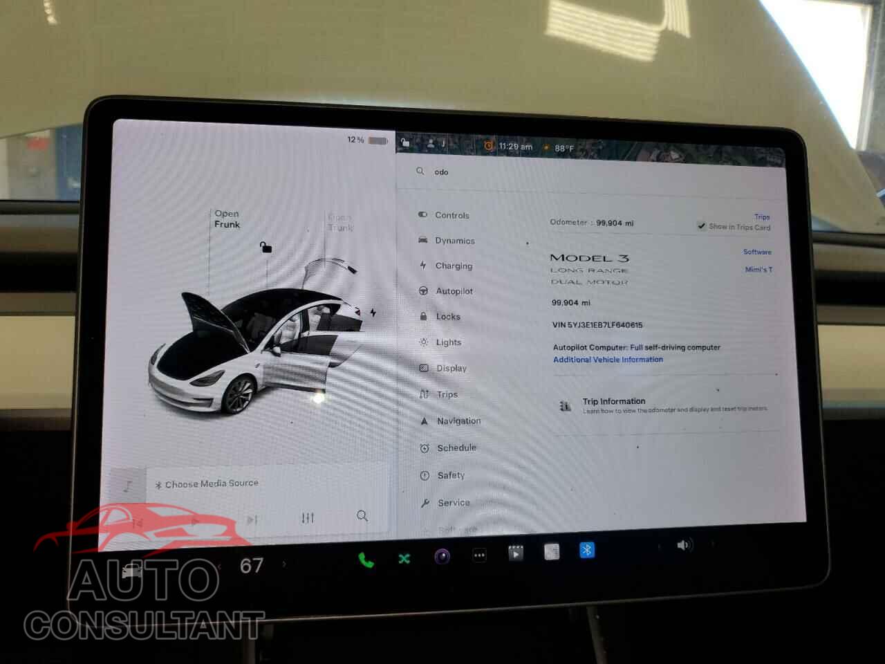 TESLA MODEL 3 2020 - 5YJ3E1EB7LF640615