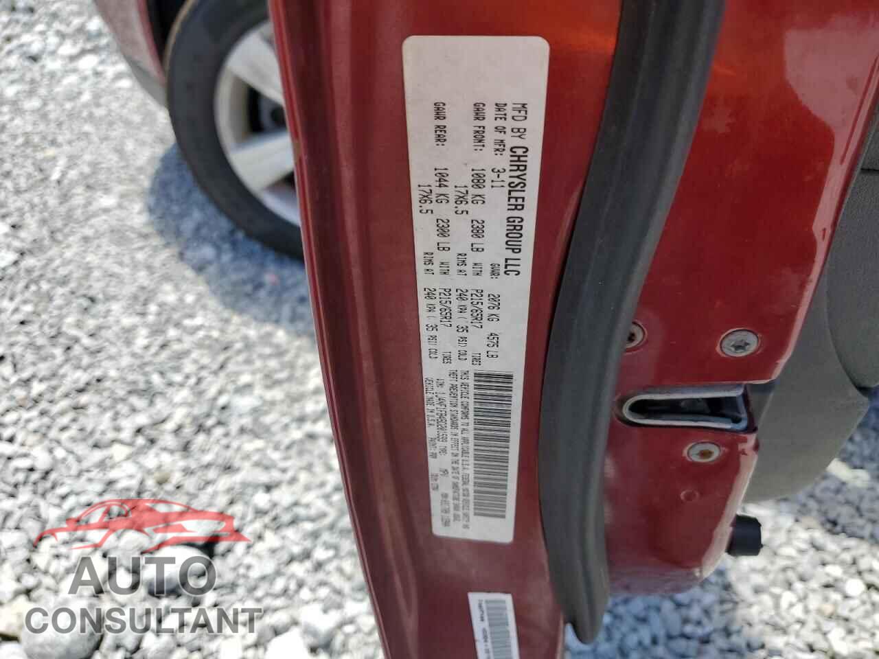 JEEP COMPASS 2011 - 1J4NF1FB4BD201599