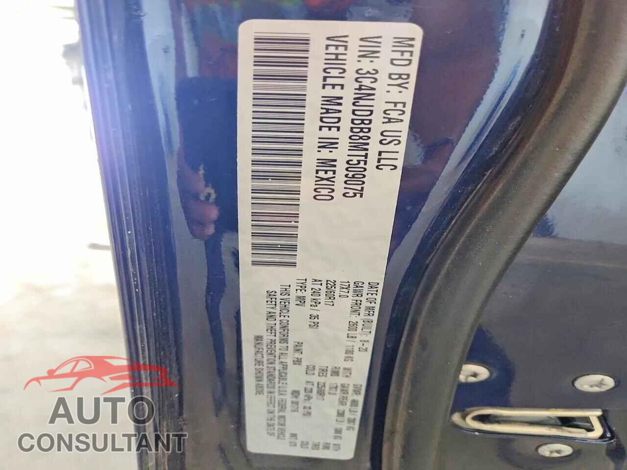 JEEP COMPASS 2021 - 3C4NJDBB8MT509075