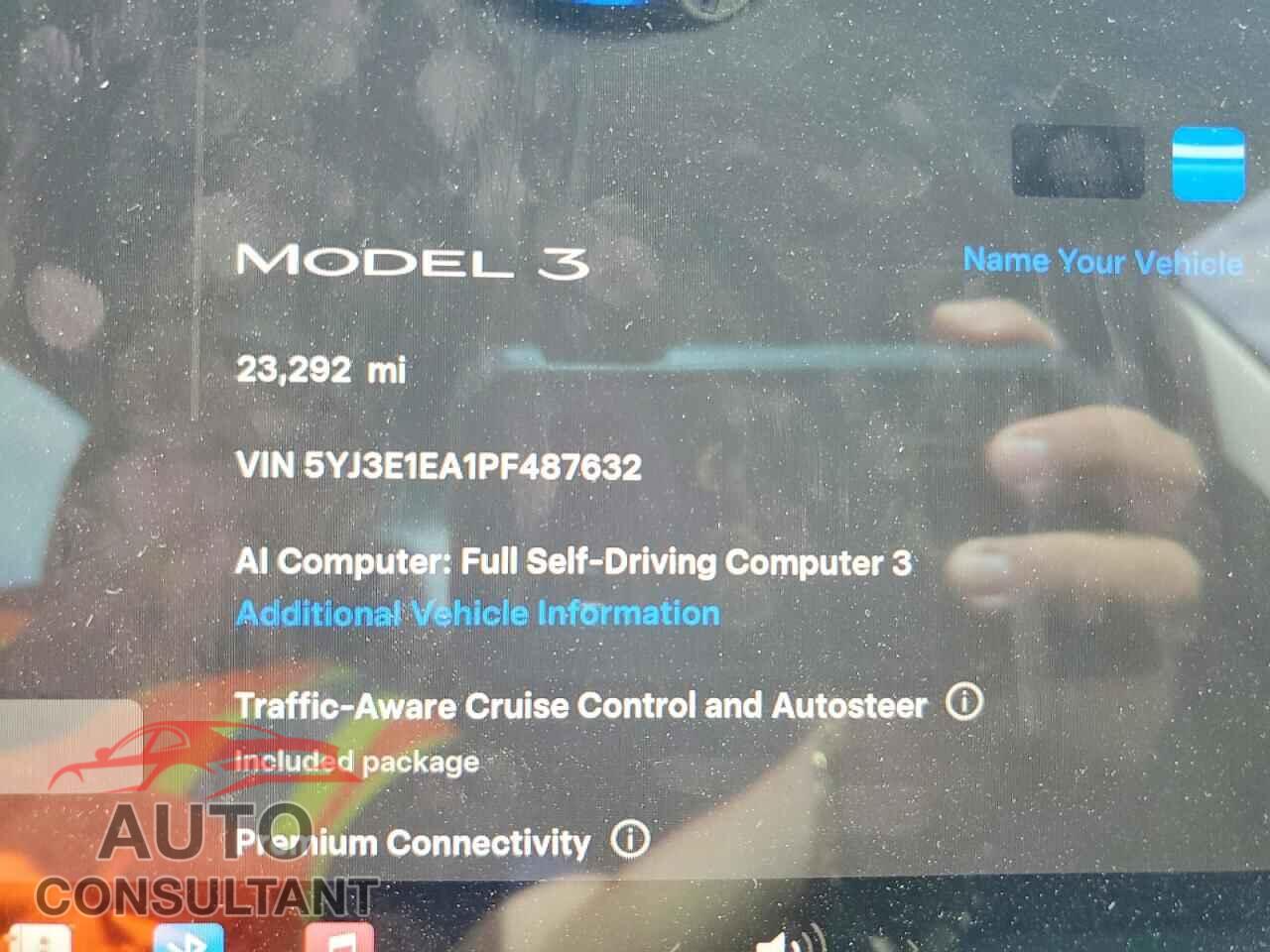 TESLA MODEL 3 2023 - 5YJ3E1EA1PF487632