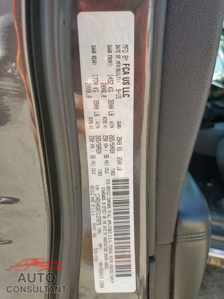 DODGE DURANGO 2015 - 1C4RDHAG6FC127879