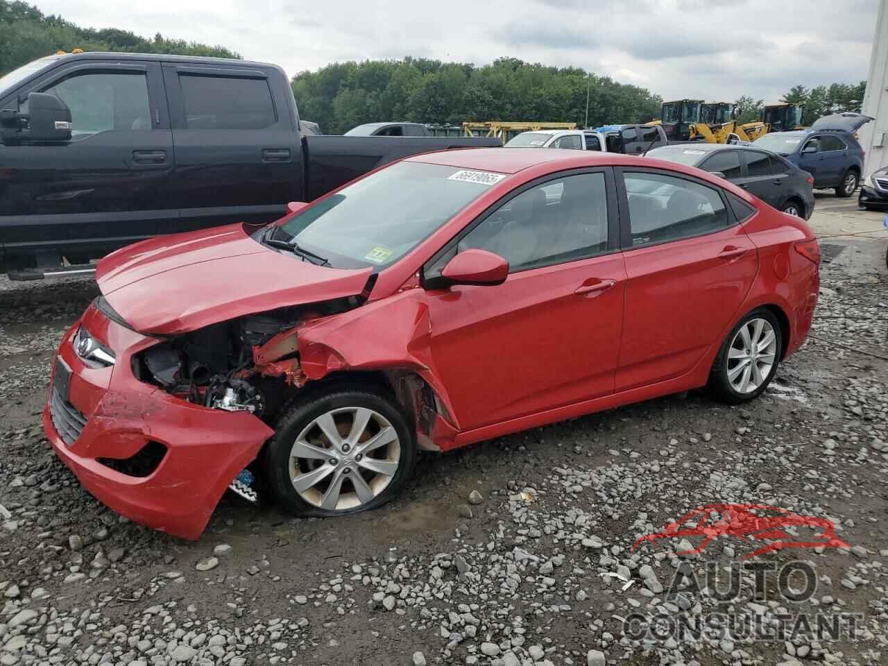 HYUNDAI ACCENT 2014 - KMHCU4AE6EU727870