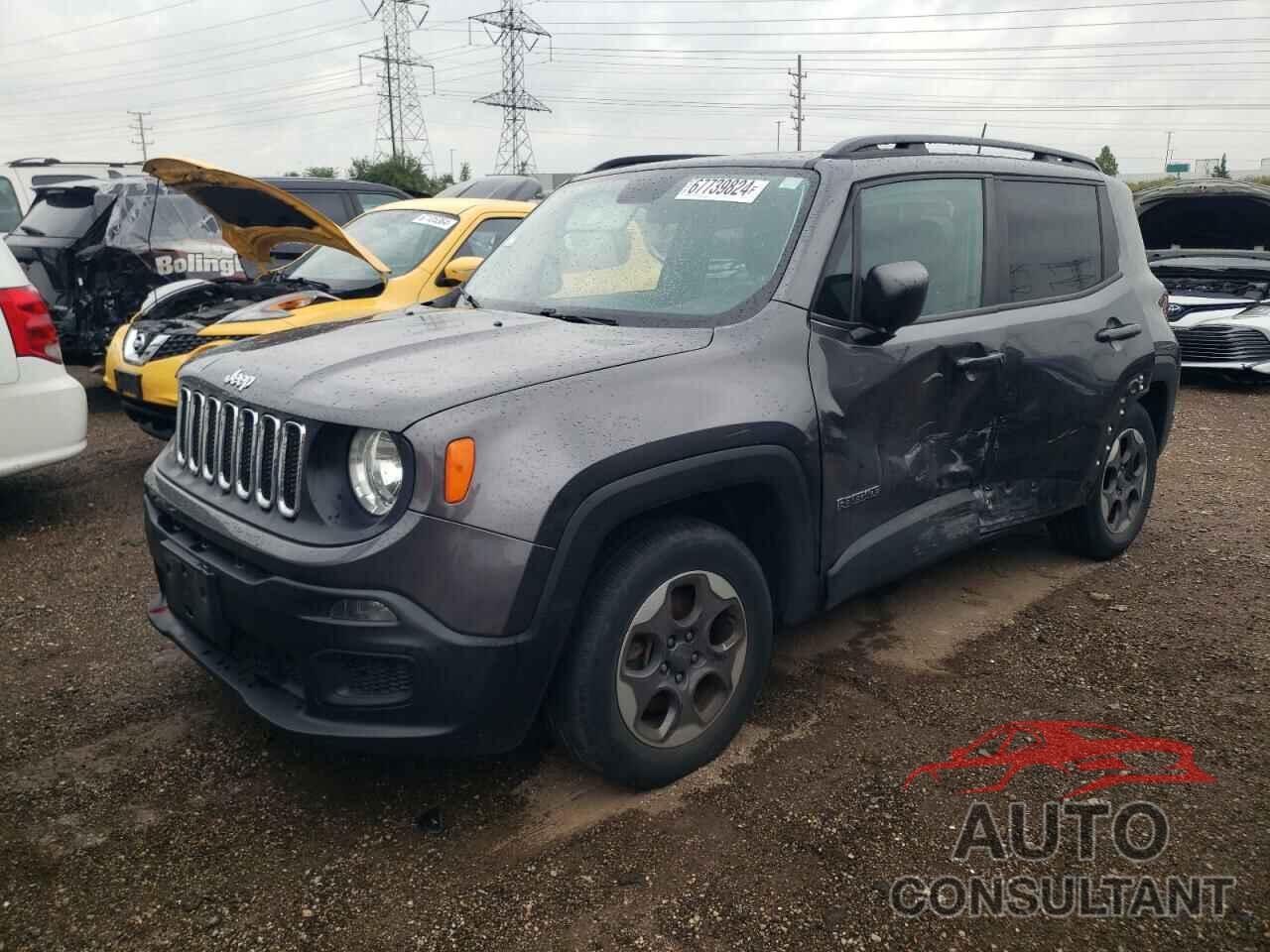 JEEP RENEGADE 2017 - ZACCJAAB7HPF75105