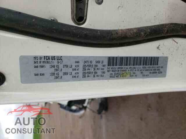 DODGE JOURNEY 2017 - 3C4PDCEG9HT701712
