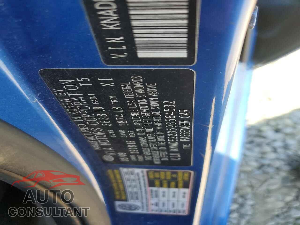 KIA RIO 2009 - KNADE223596564532