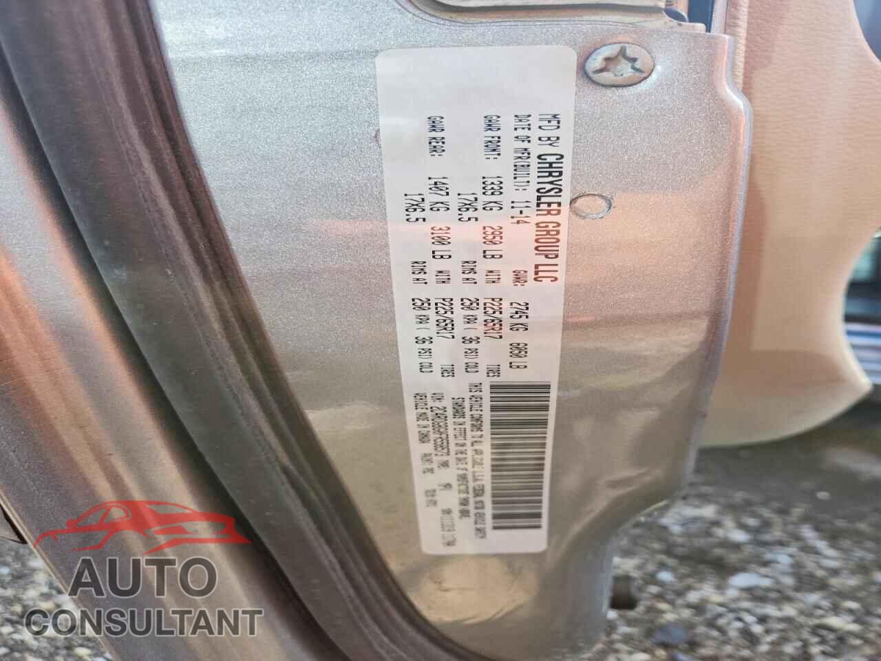DODGE CARAVAN 2015 - 2C4RDGBG0FR558573