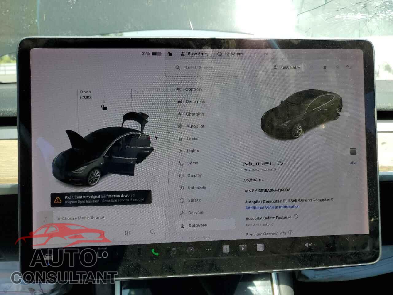 TESLA MODEL 3 2019 - 5YJ3E1EA3KF416098