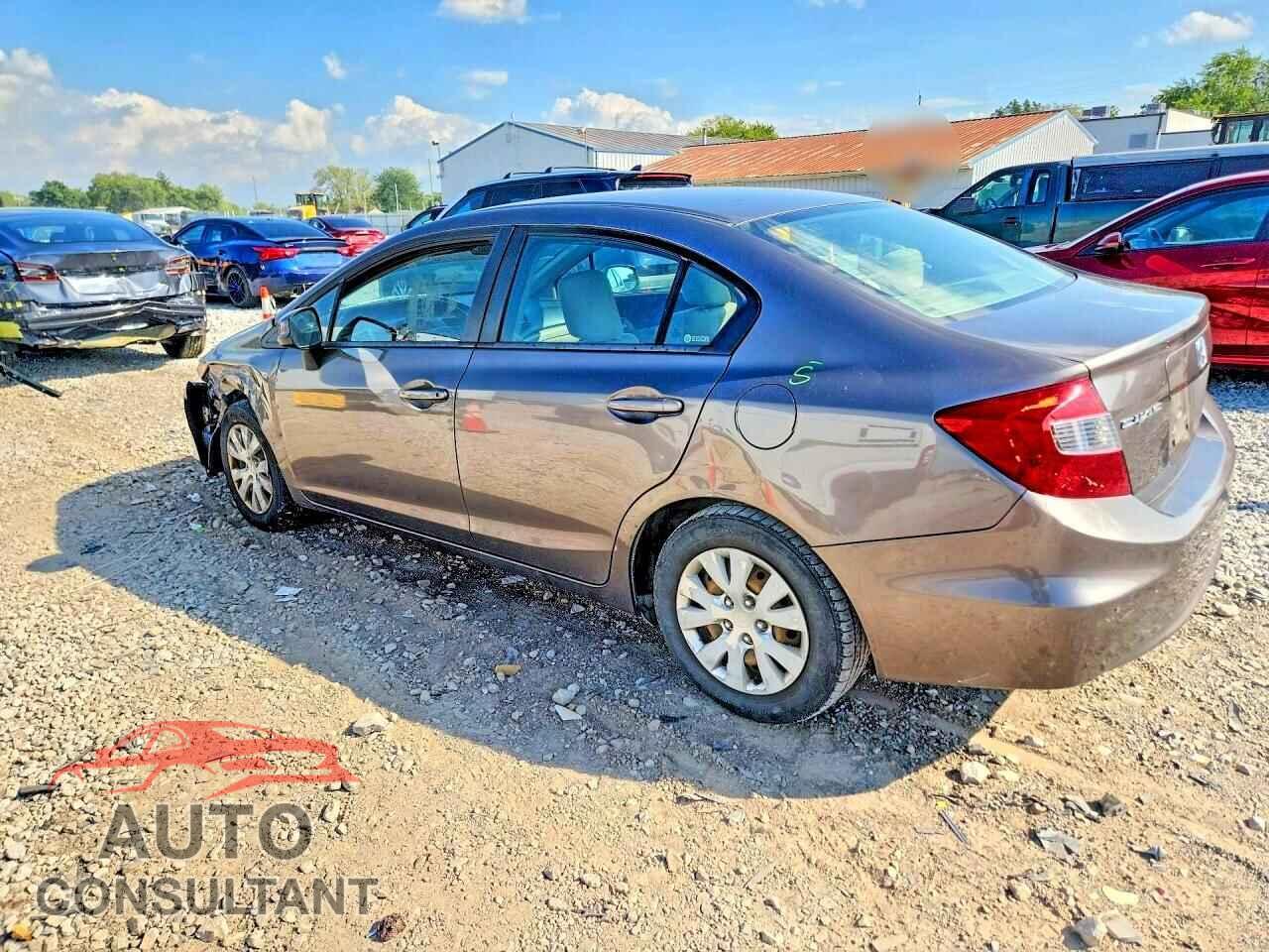 HONDA CIVIC 2012 - 19XFB2F56CE373865