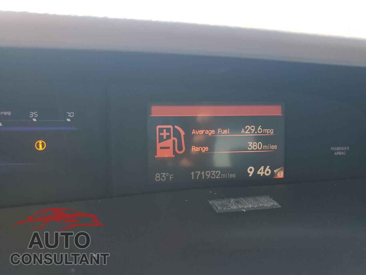 HONDA CIVIC 2012 - 2HGFB2F86CH303444