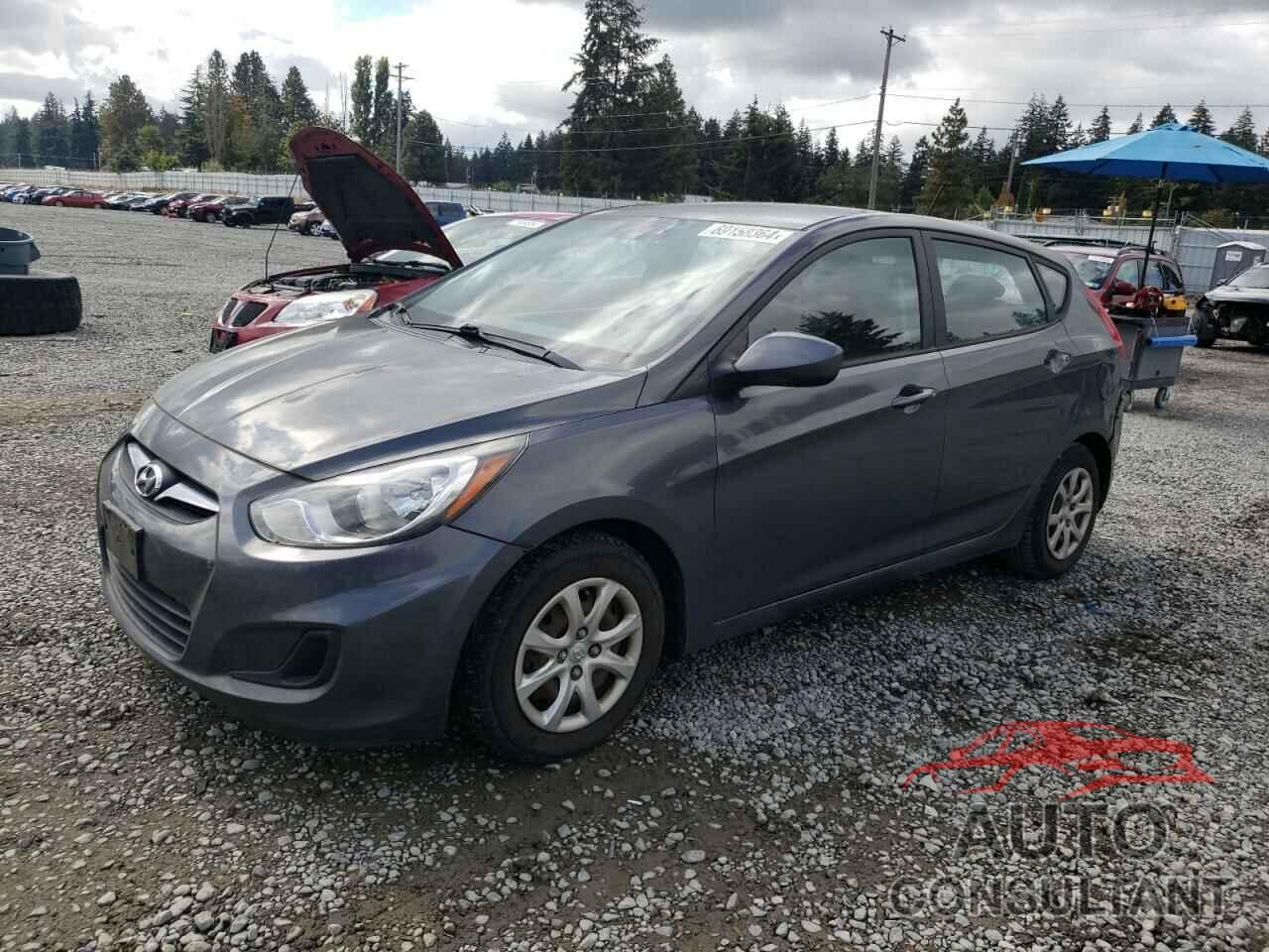 HYUNDAI ACCENT 2012 - KMHCT5AEXCU011155