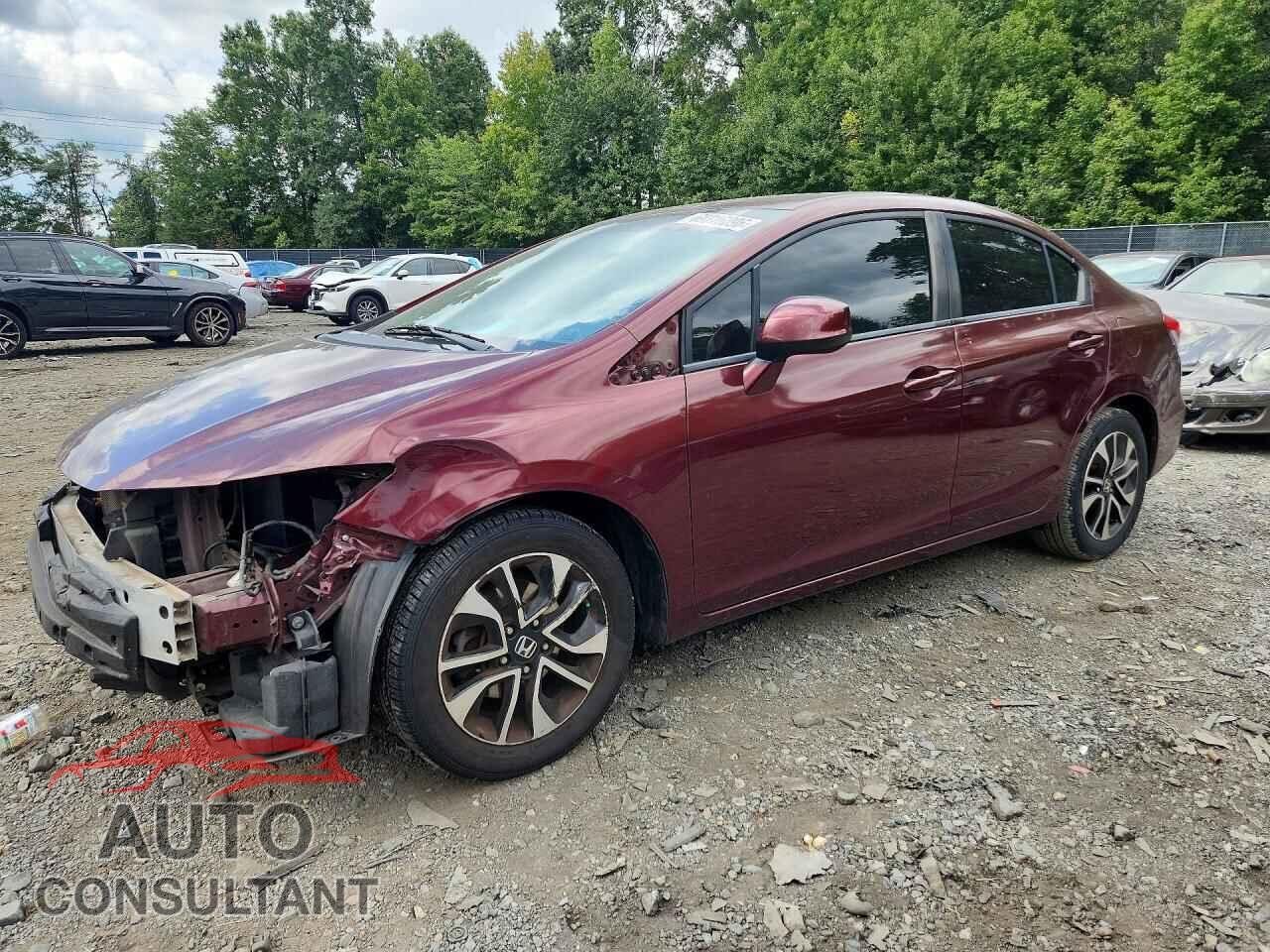 HONDA CIVIC 2013 - 19XFB2F87DE247106