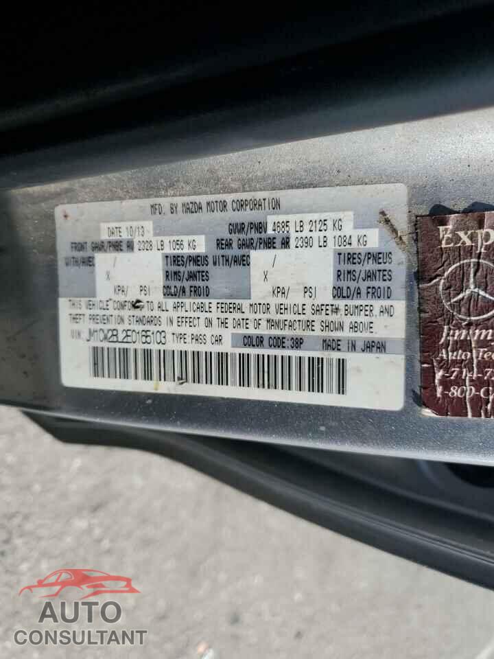 MAZDA 5 2014 - JM1CW2BL2E0165103