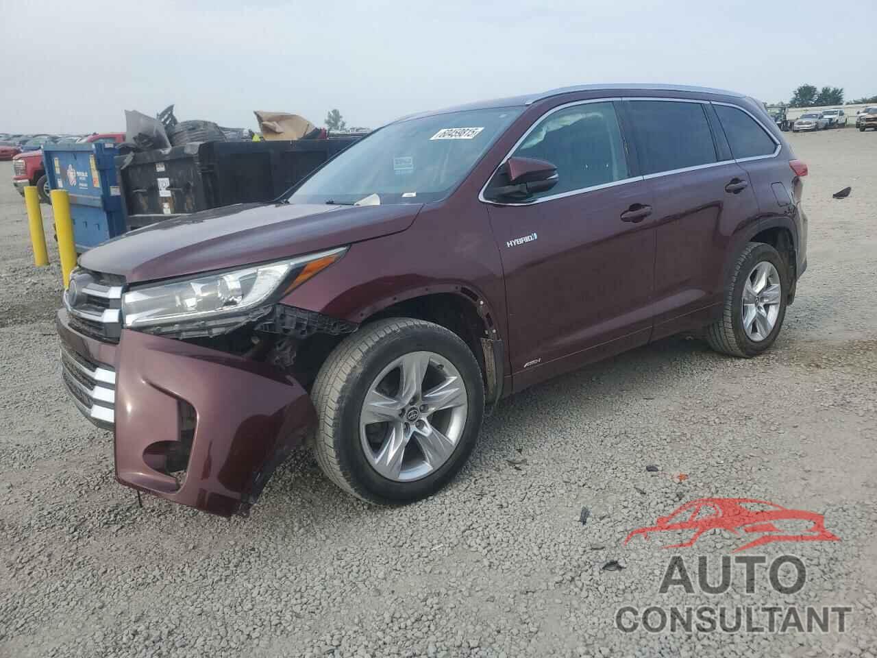 TOYOTA HIGHLANDER 2017 - 5TDDGRFH4HS026267