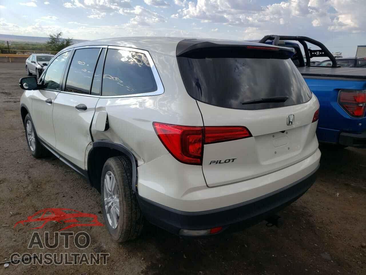 HONDA PILOT 2017 - 5FNYF5H11HB013073