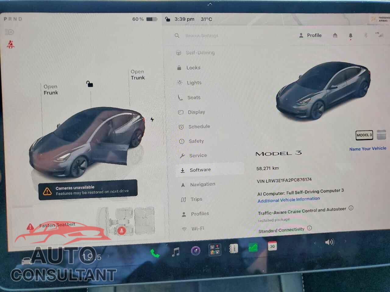 TESLA MODEL 3 2023 - LRW3E1FA2PC876174