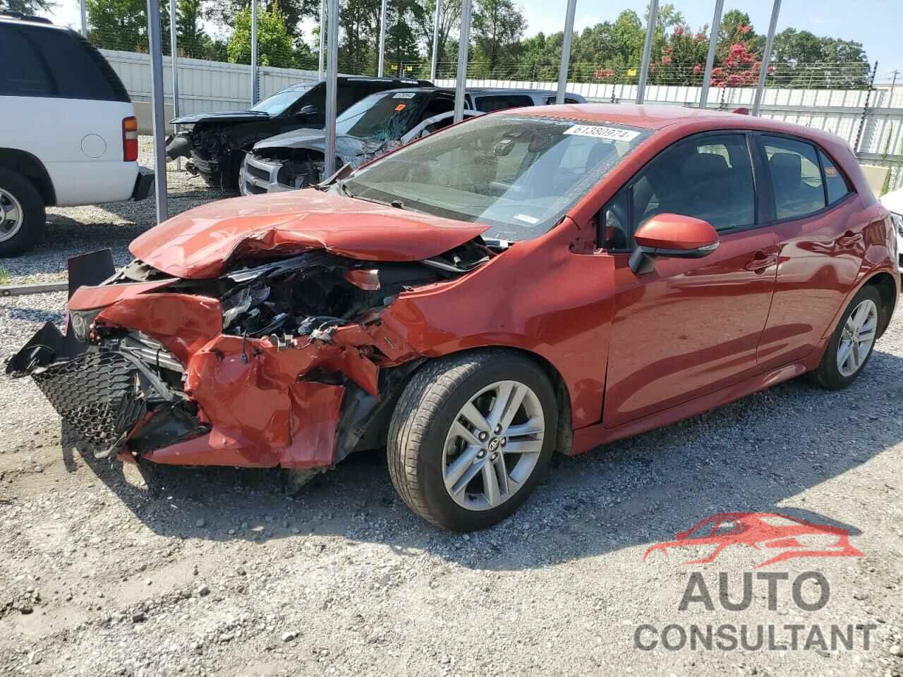 TOYOTA COROLLA 2019 - JTNK4RBE5K3021613