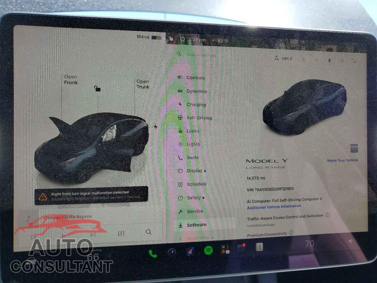 TESLA MODEL Y 2024 - 7SAYGDED2RF121910