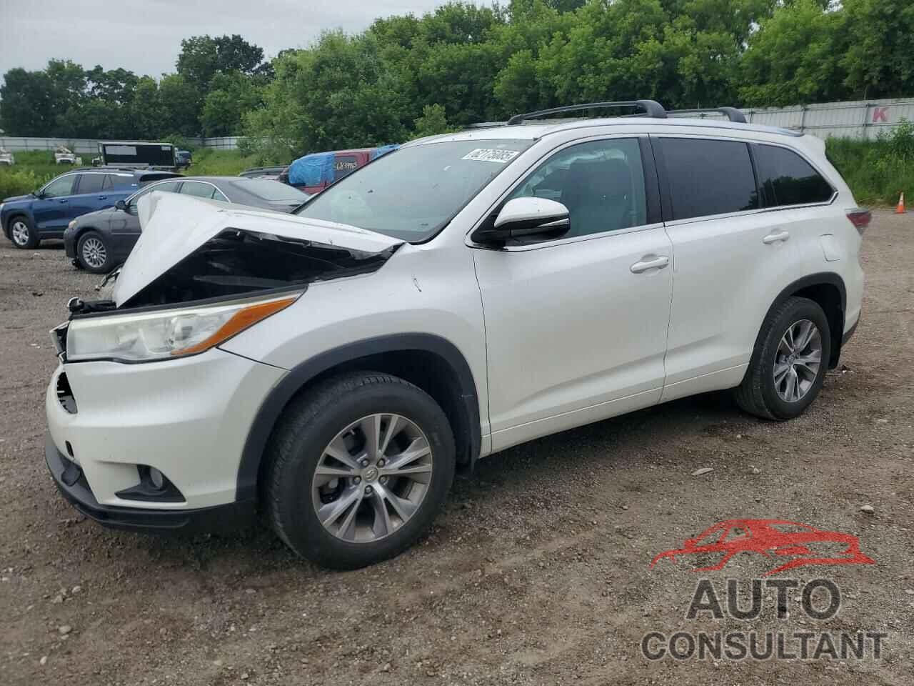 TOYOTA HIGHLANDER 2015 - 5TDJKRFH4FS207917