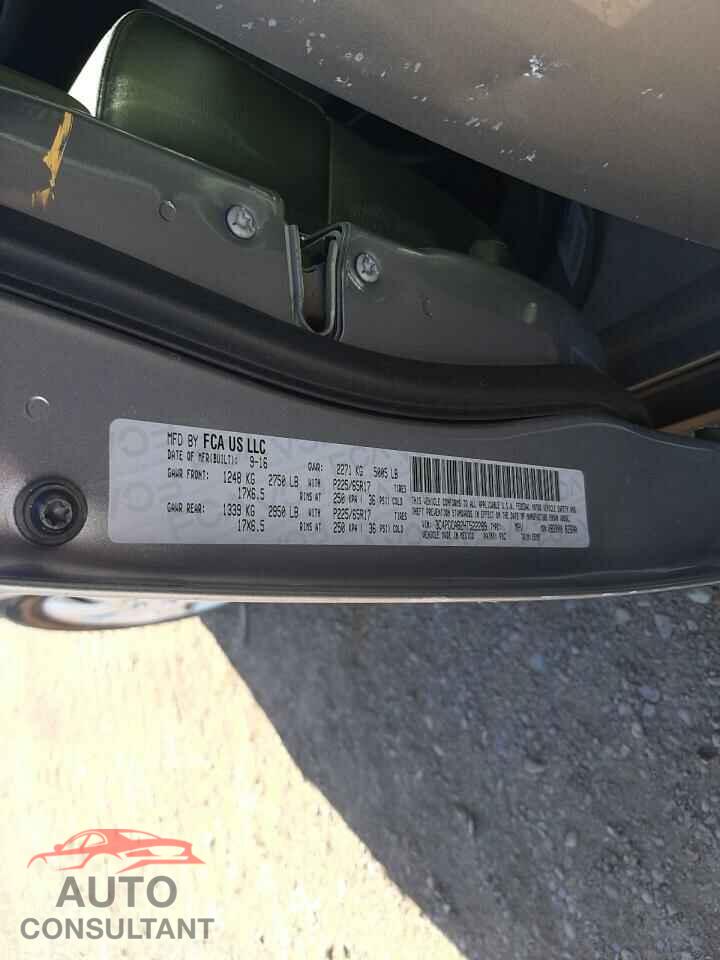 DODGE JOURNEY 2017 - 3C4PDCAB2HT522289