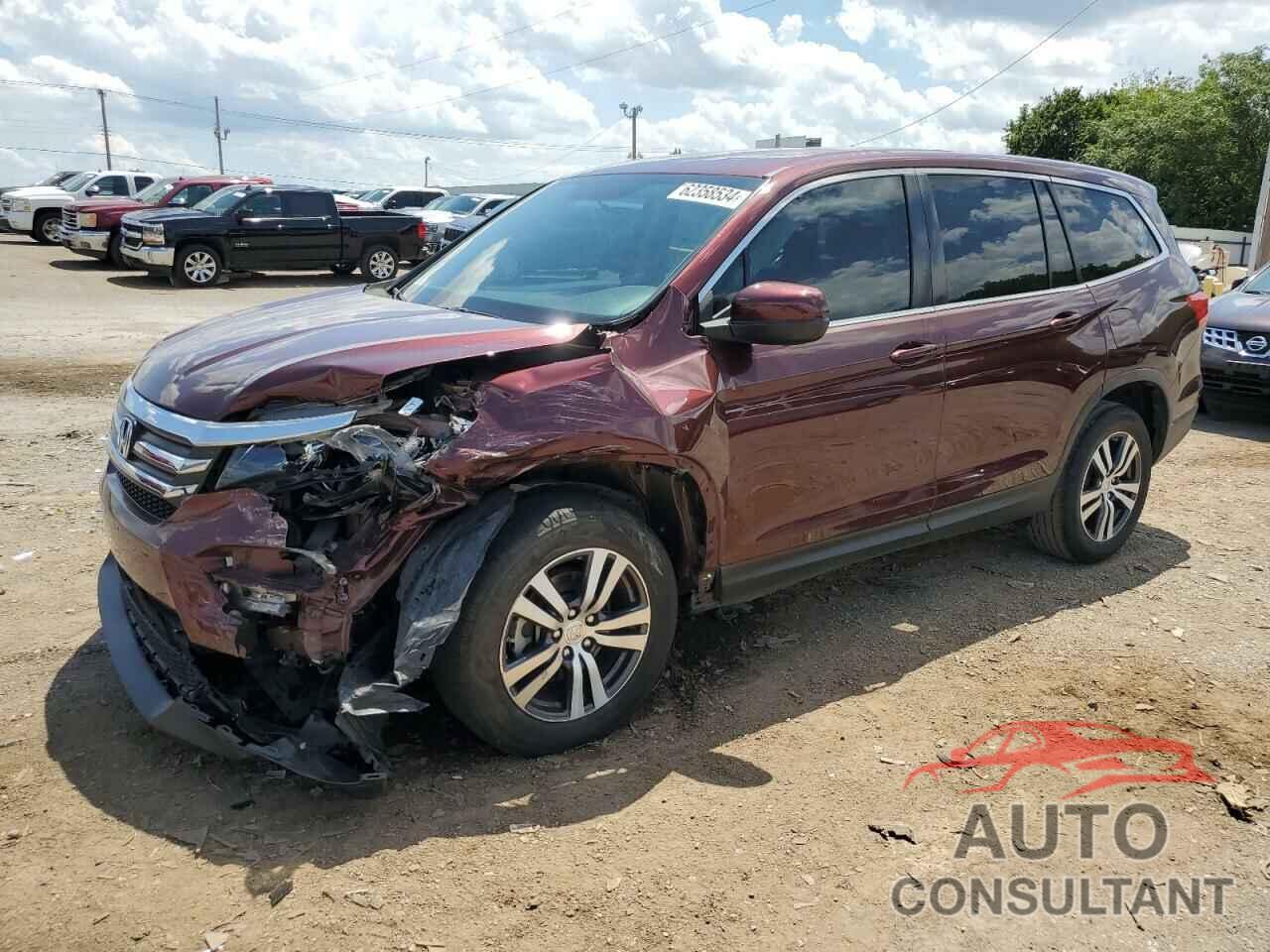 HONDA PILOT 2016 - 5FNYF6H37JB068110