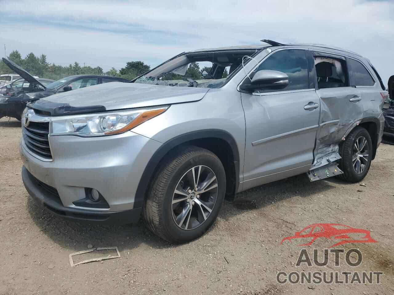 TOYOTA HIGHLANDER 2016 - 5TDJKRFHXGS227168
