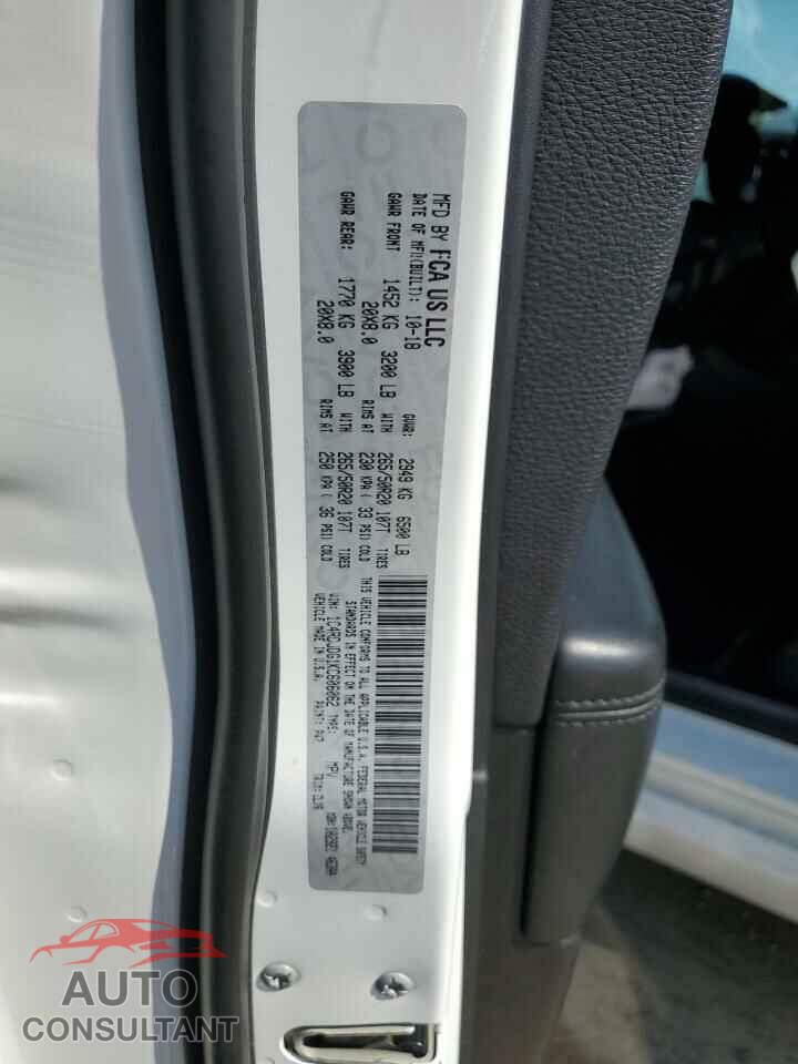 DODGE DURANGO 2019 - 1C4RDJDG1KC606062