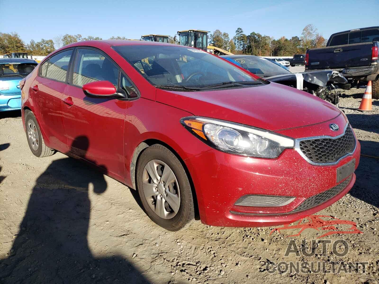 KIA FORTE 2016 - KNAFK4A66G5563580