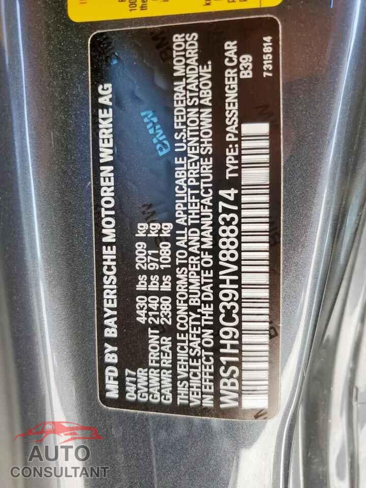 BMW M2 2017 - WBS1H9C39HV888374