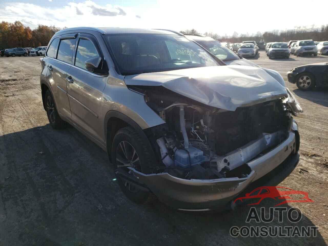 TOYOTA HIGHLANDER 2016 - 5TDJKRFH6GS506357