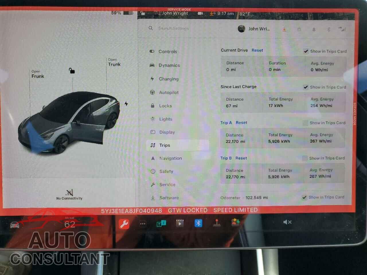 TESLA MODEL 3 2018 - 5YJ3E1EA8JF040948