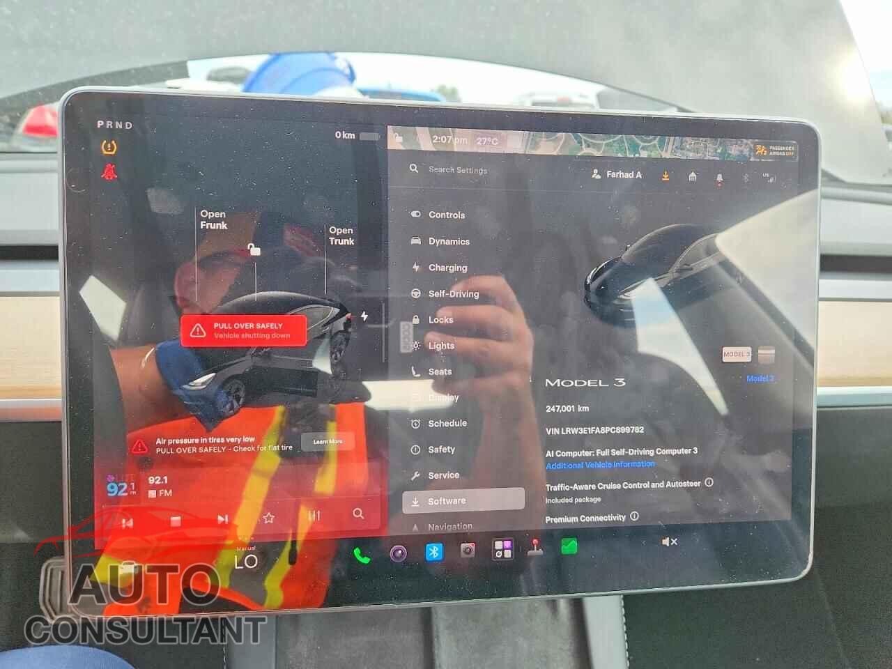 TESLA MODEL 3 2023 - LRW3E1FA8PC899782