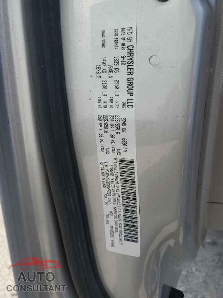 DODGE CARAVAN 2010 - 2D4RN4DE8AR447224