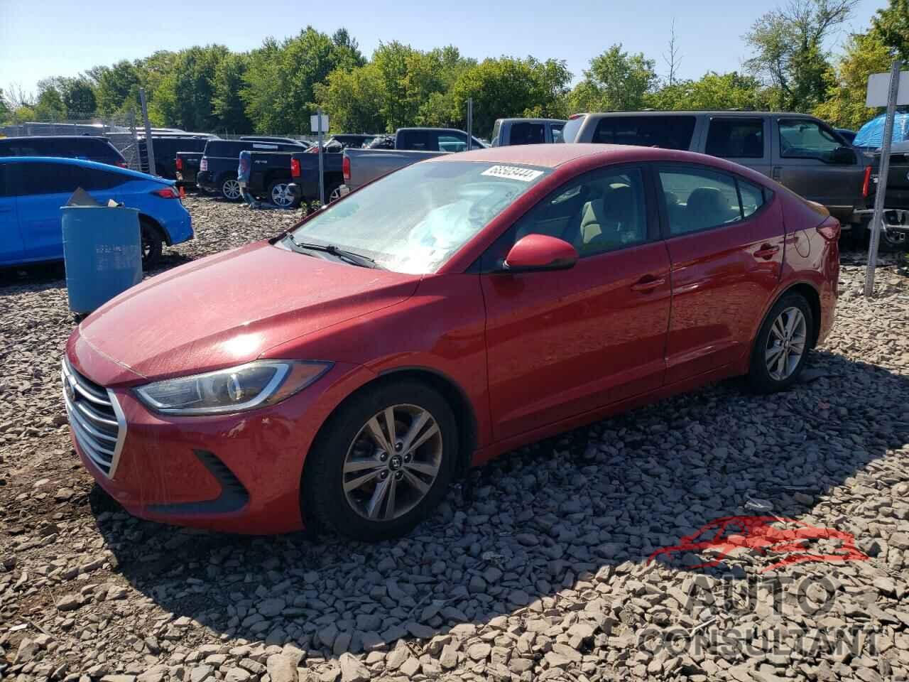 HYUNDAI ELANTRA 2017 - KMHD84LF3HU102992