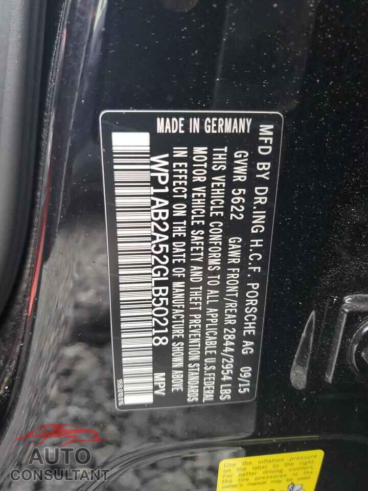 PORSCHE MACAN 2016 - WP1AB2A52GLB50218