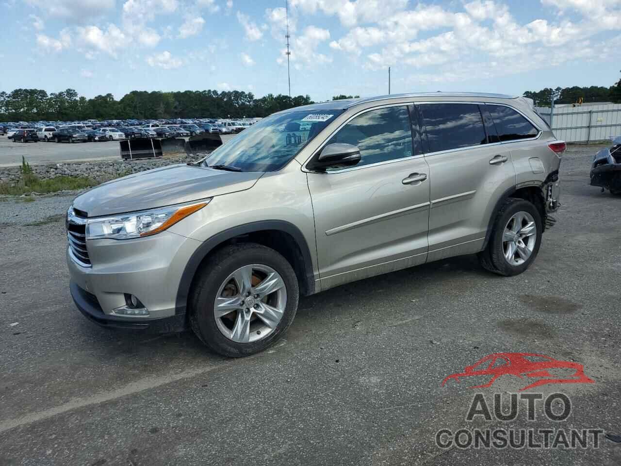 TOYOTA HIGHLANDER 2015 - 5TDYKRFH6FS056318