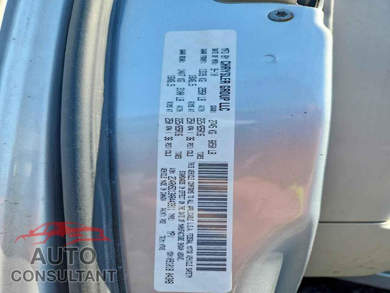 DODGE CARAVAN 2010 - 2D4RN5D13AR443911