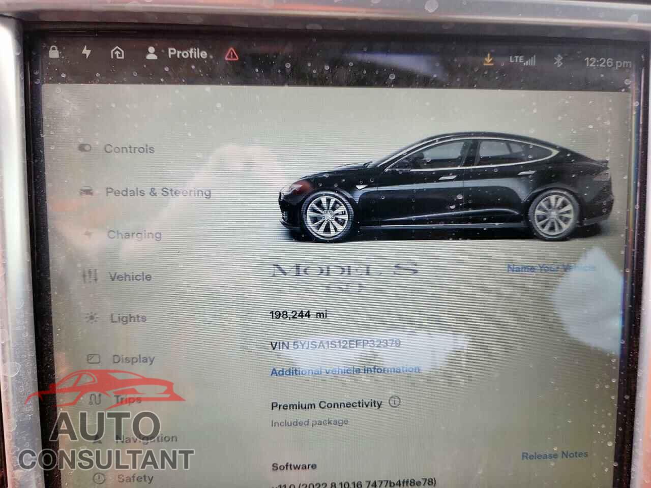 TESLA MODEL S 2014 - 5YJSA1S12EFP32379