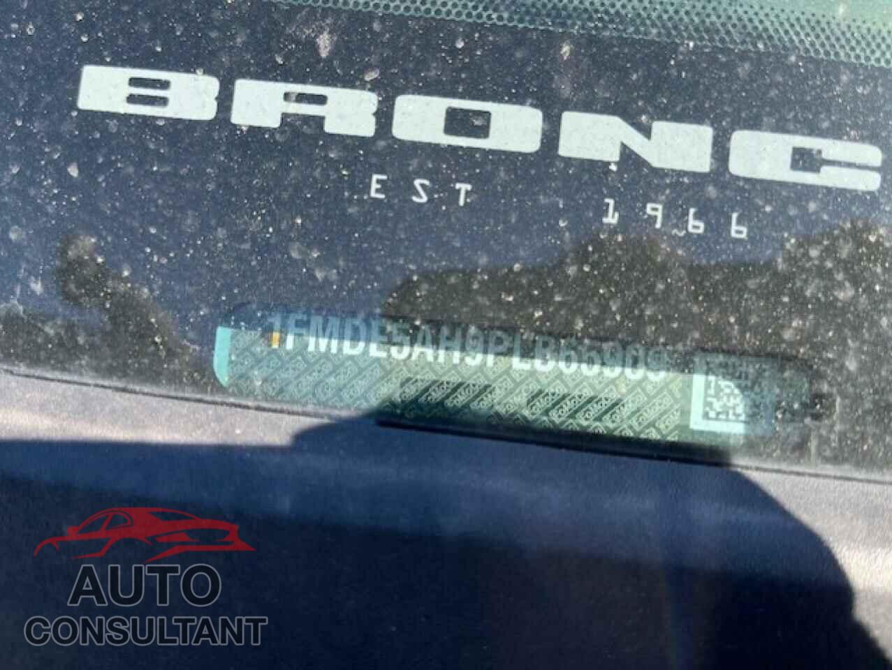 FORD BRONCO 2023 - 1FMDE5AH9PLB65909