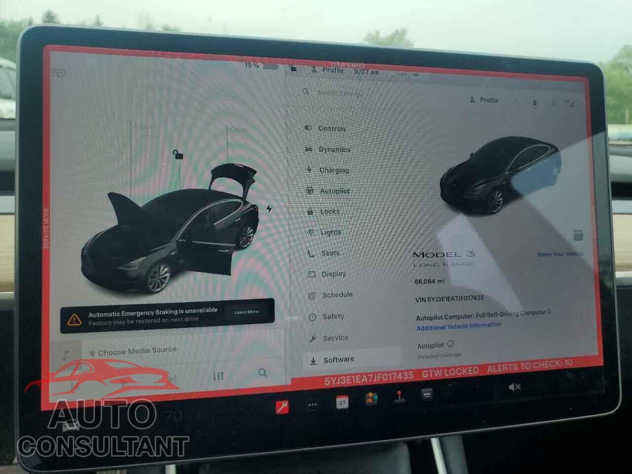 TESLA MODEL 3 2018 - 5YJ3E1EA7JF074735