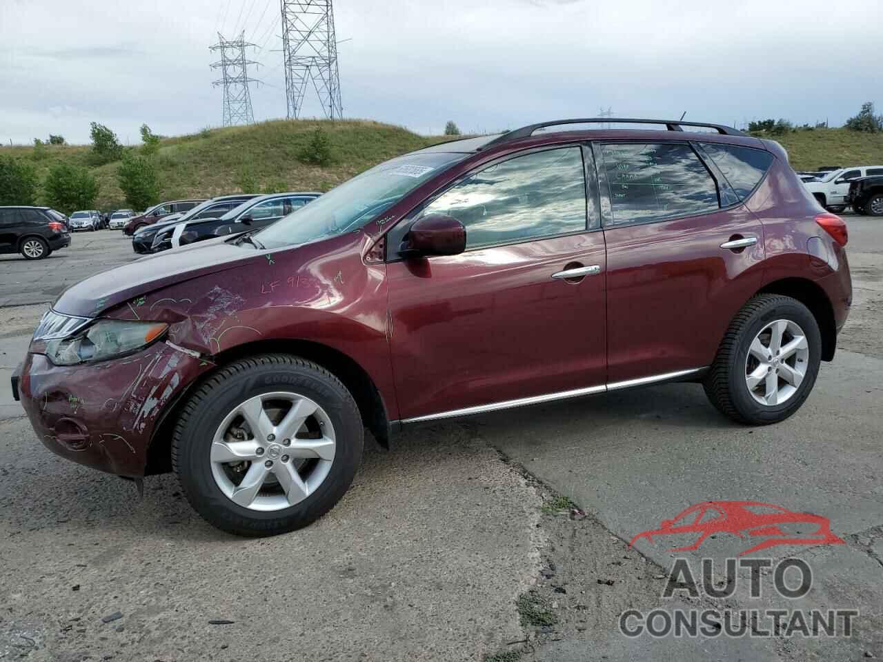 NISSAN MURANO 2009 - JN8AZ18W19W112684