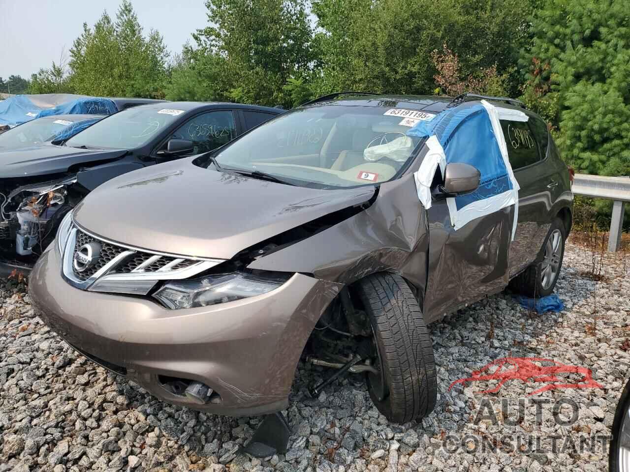 NISSAN MURANO 2014 - JN8AZ1MWXEW501016