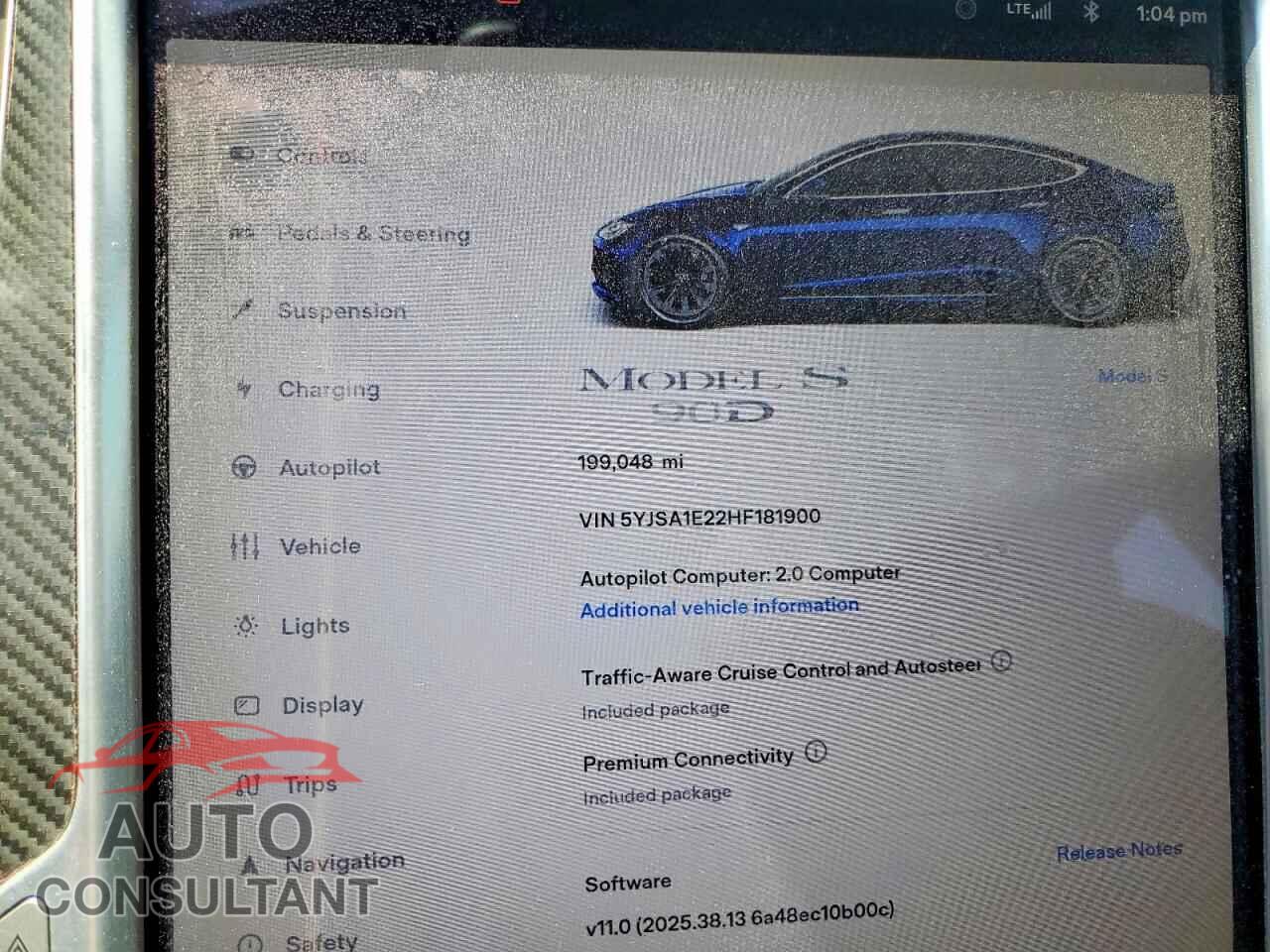 TESLA MODEL S 2017 - 5YJSA1E22HF181900