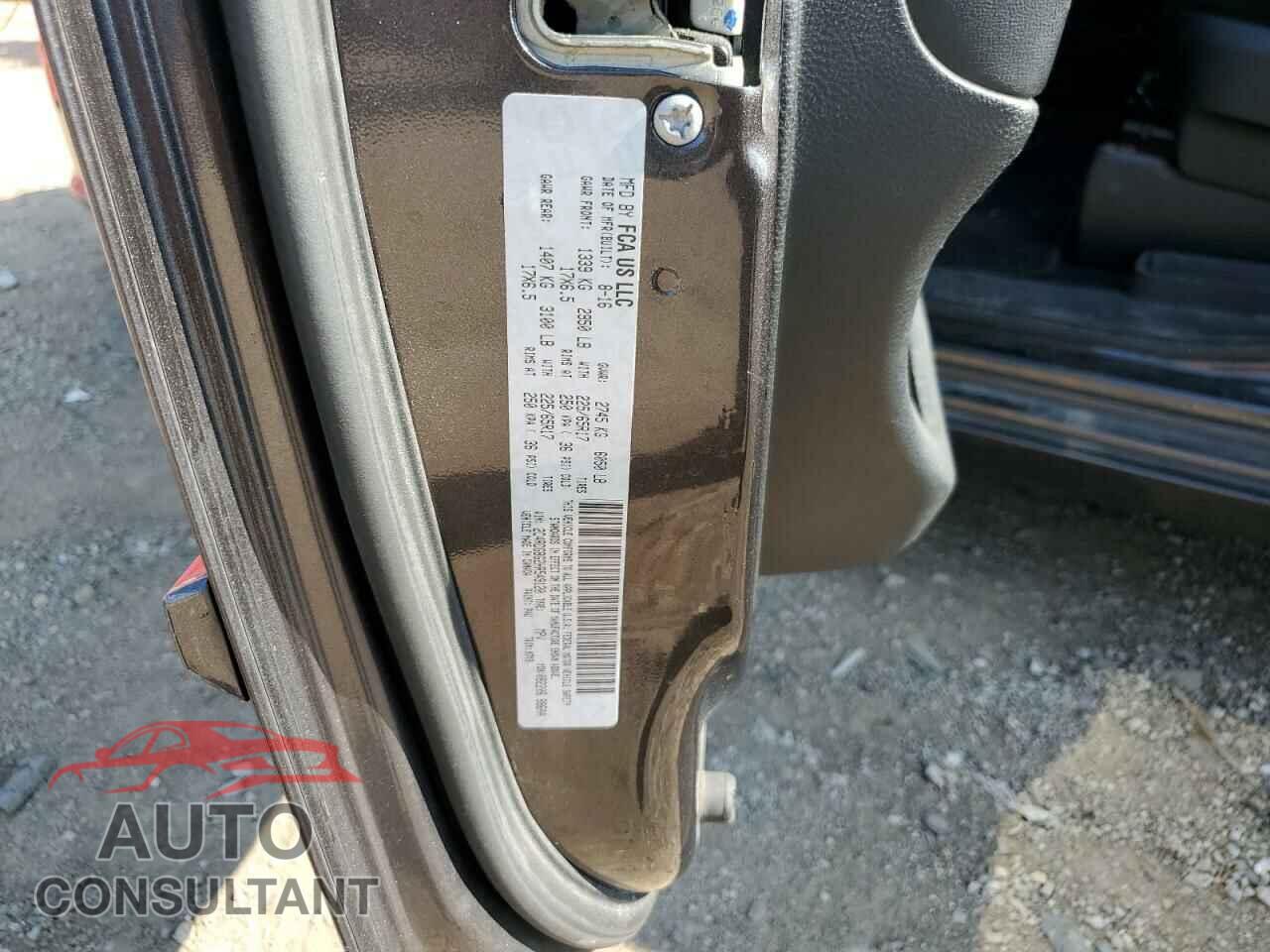 DODGE CARAVAN 2017 - 2C4RDGBG2HR549120