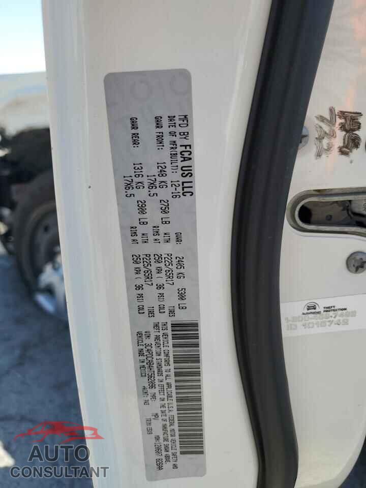 DODGE JOURNEY 2017 - 3C4PDCAB4HT562096