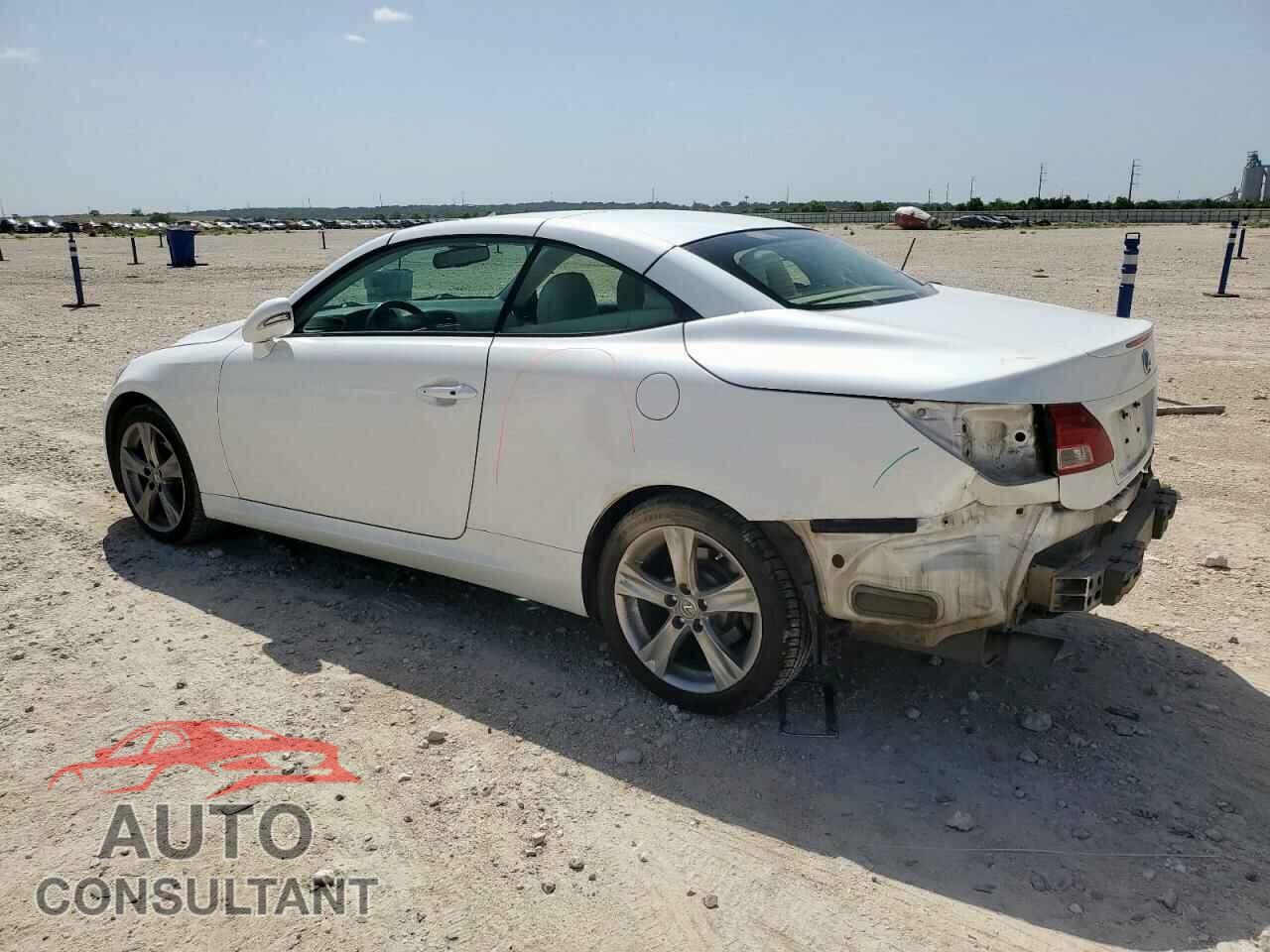 LEXUS IS 2012 - JTHFF2C23C2526552