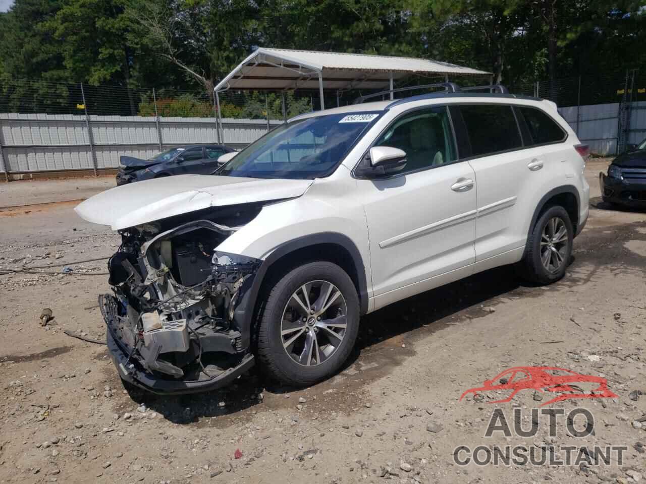 TOYOTA HIGHLANDER 2016 - 5TDKKRFH0GS144725