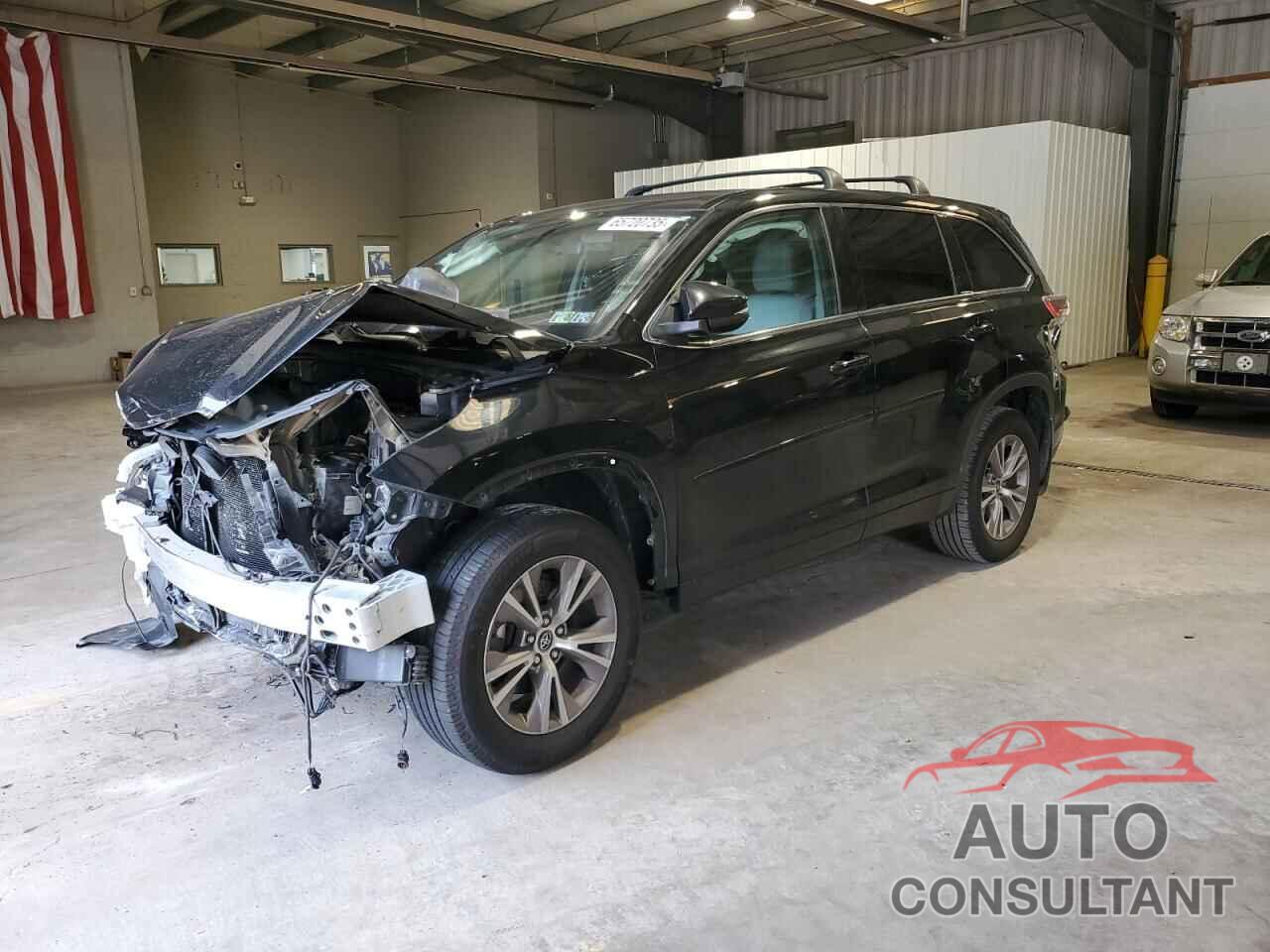 TOYOTA HIGHLANDER 2016 - 5TDZKRFH4GS152180