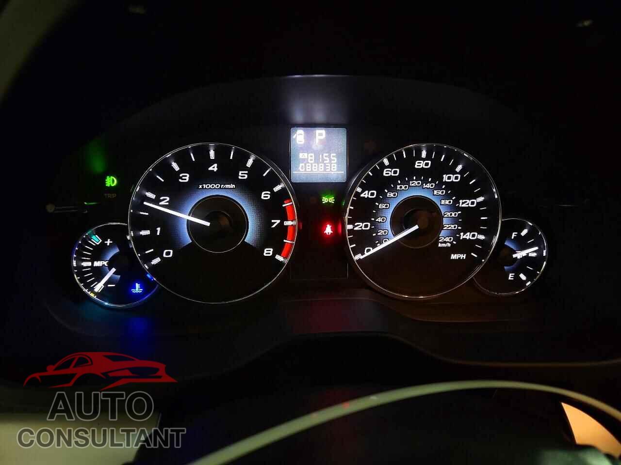 SUBARU OUTBACK 2012 - 4S4BRBCC8C3296111