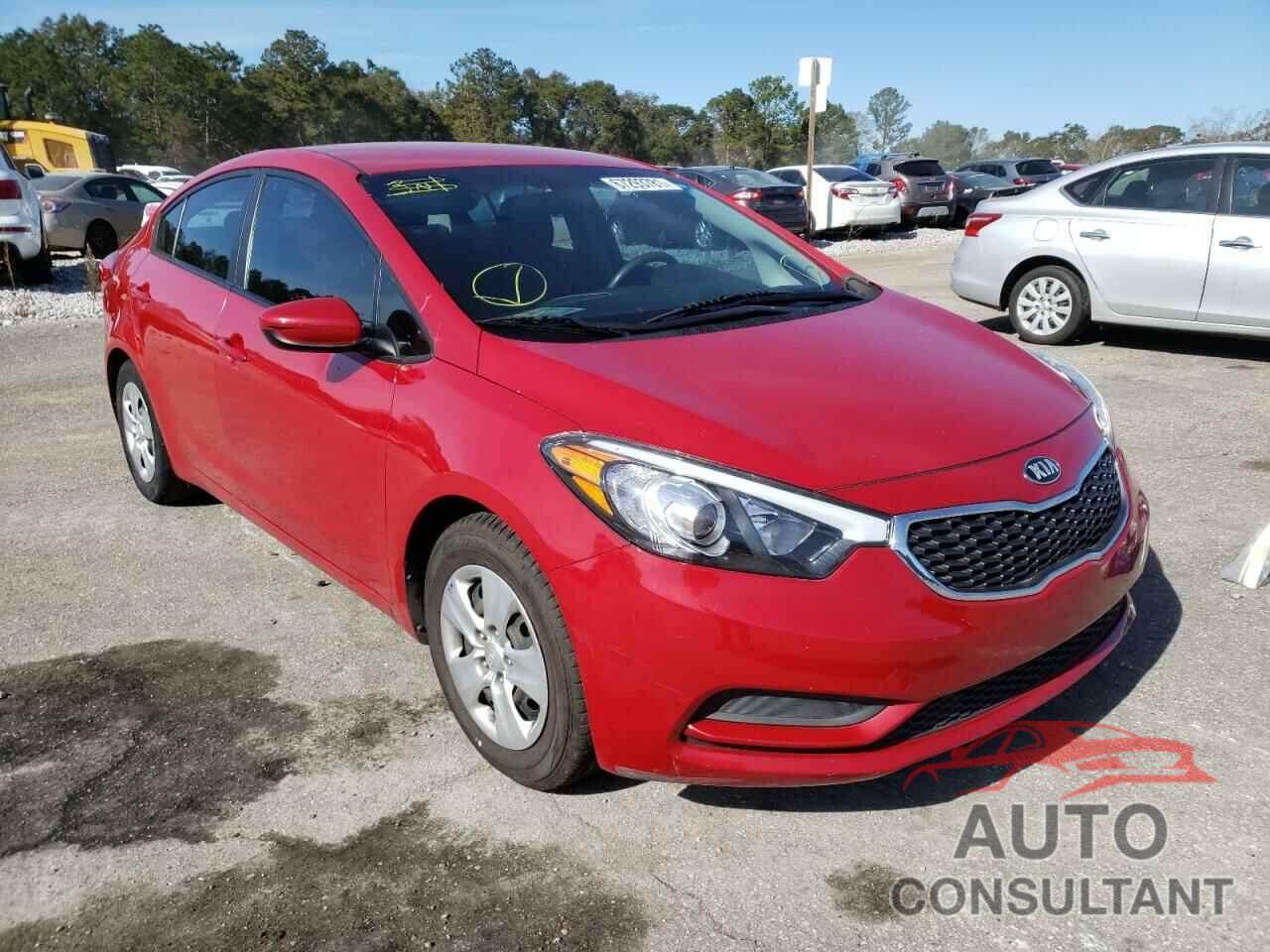 KIA FORTE 2016 - KNAFK4A65G5574988